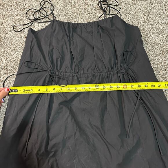 ALL ROW Women's Black Isadora Dress Size L - Picture 10 of 14